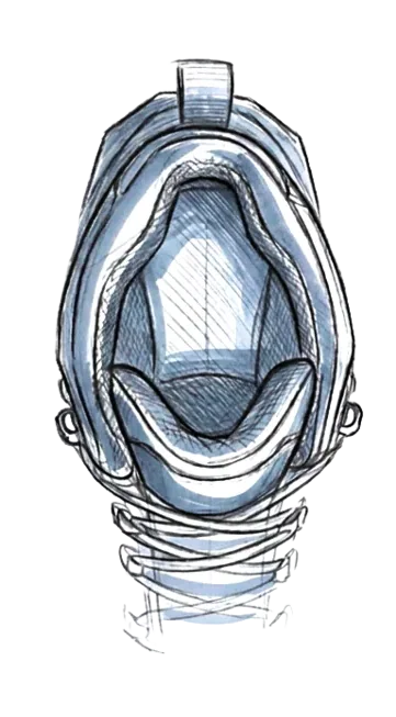 Blue sketch